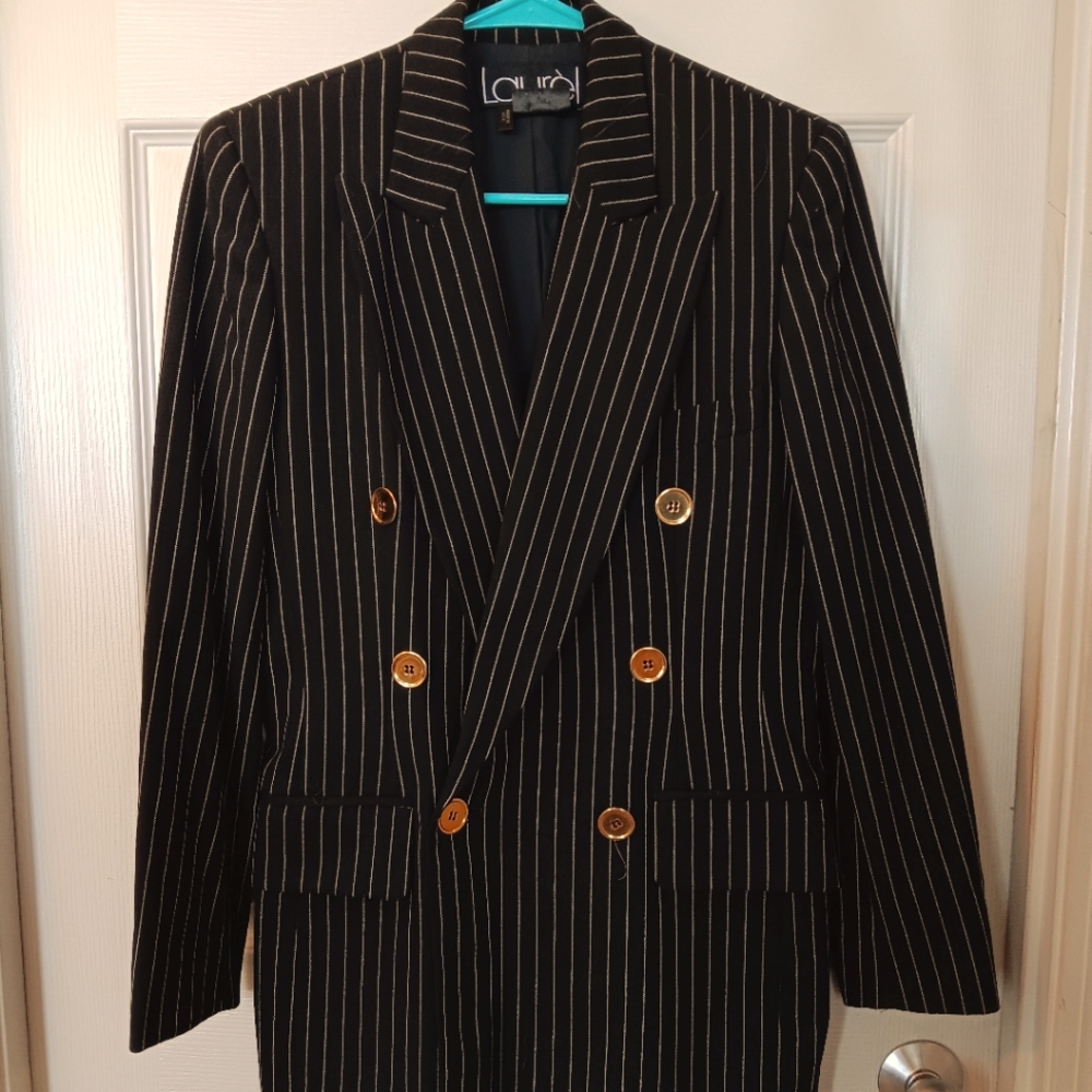 Laurel. Wool long blazer coat size 34.